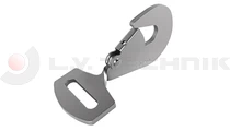 Flat rotated hook 50mm 90° 5t