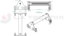 Wheel clamp for trailer L300-430