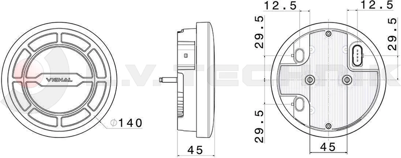 Schmitz rear lamp LED