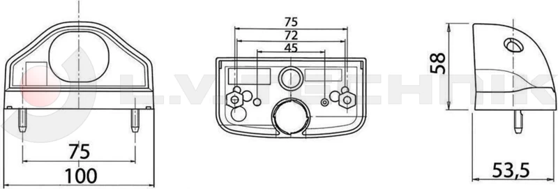 EPP96 LED PLATE LIGHT