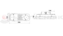 Fiat-PSA-Peugeot rear lamp left