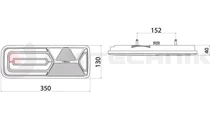 Schmitz rear lamp LED left