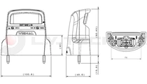 Plate light LED