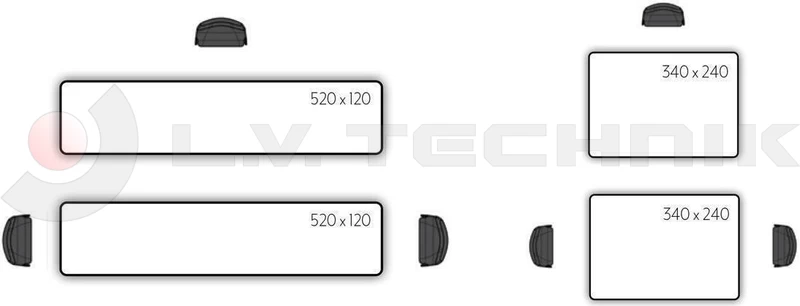 Plate light LED