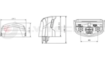 Plate light LED