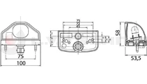 Plate light bulb JPT 2p