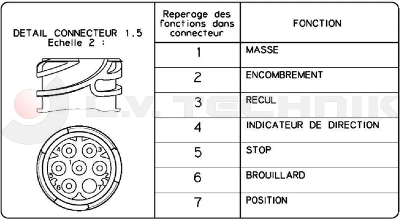 Mercedes, VW rear lamp left