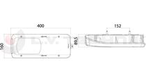 VW Crafter rear lamp bulb left