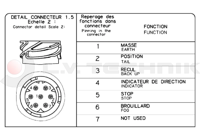 Rear lamp bulb