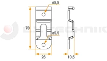 Pocket to Rivet for Elegant Lock