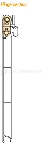 Aluminium door 2500-2600mm