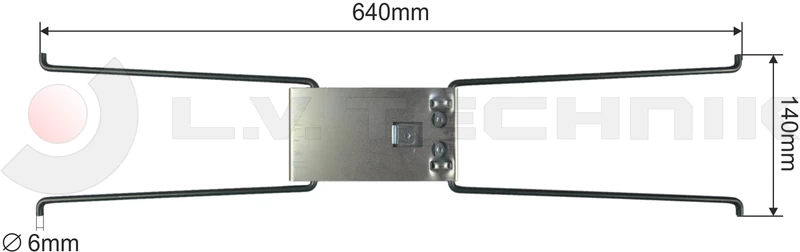 Schmitz folding plate 640mm