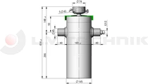 Hydralic cylinder 1490/6stage/7-14t kit