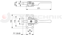 Over-center fastener