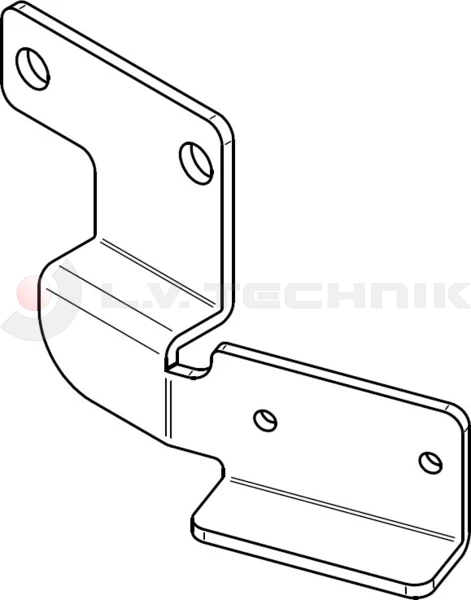 Tarpaulin tensioner holder right