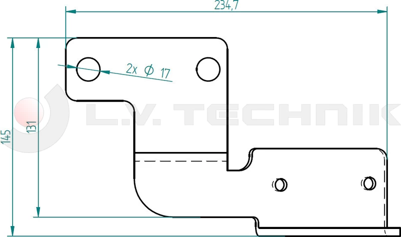 Tarpaulin tensioner holder right