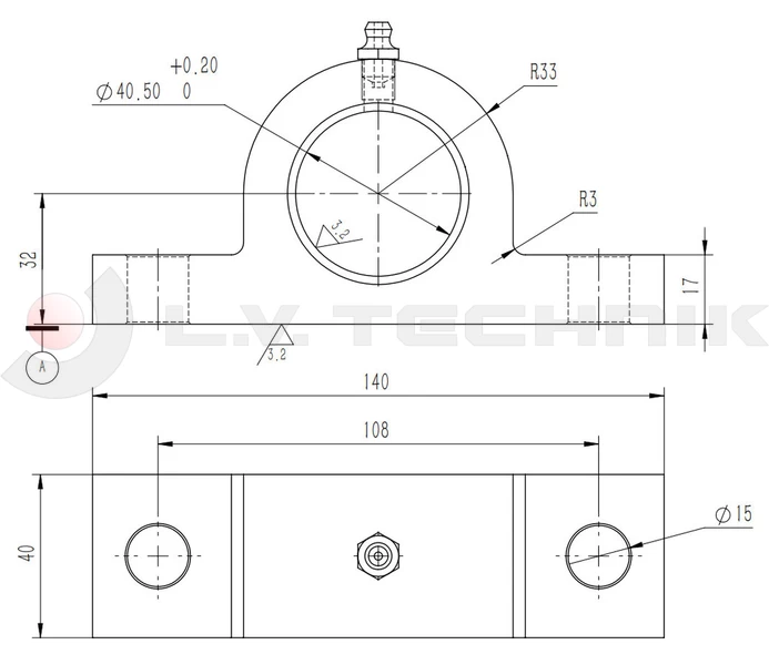 Hydralic cylinder 1240/6stage/6t kit