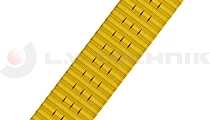 Webbing 35mm 3t yellow