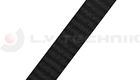 Webbing 25mm 1t black