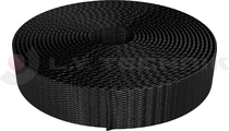 Webbing 25mm 1t black