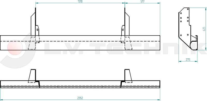 Rear bumper Krone