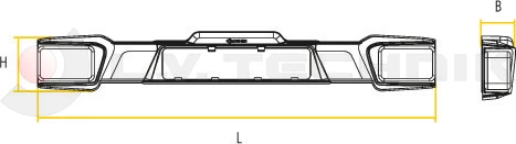 Rear light holder board extendable