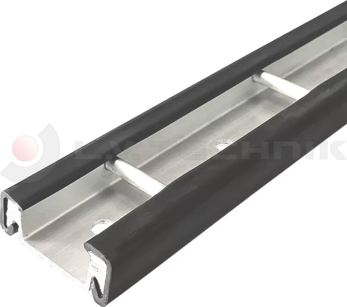 Aluminium lashing rail track