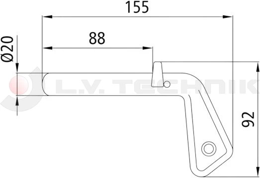 Billencs csap 20x85