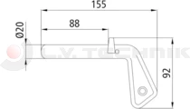 Billencs csap 20x85