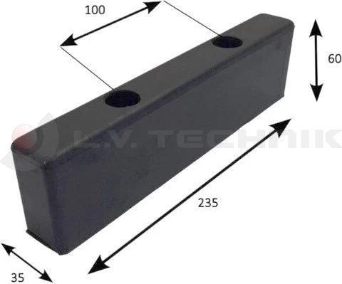 Rubber Buffer Kögel 235x35x60