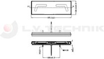 Rear LED lamp left