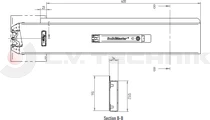 Solidmaster 801H 600mm rear left