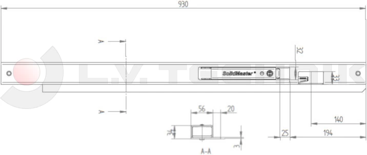 Hestal rakonca 802R 800mm első jobb