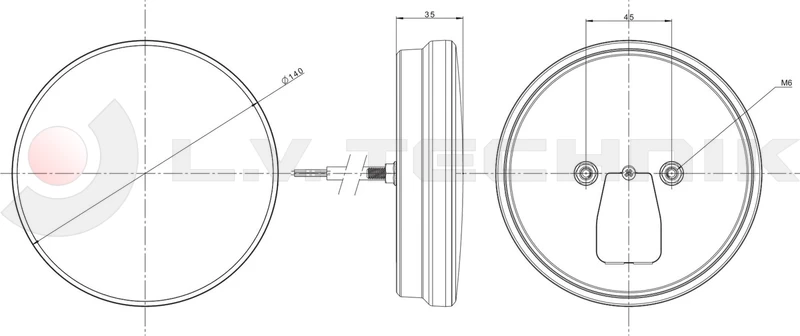 Universal LED rear lamp