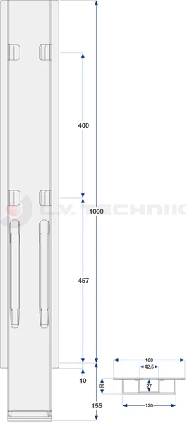 Pillar Kinnegrip K20 1000 middle