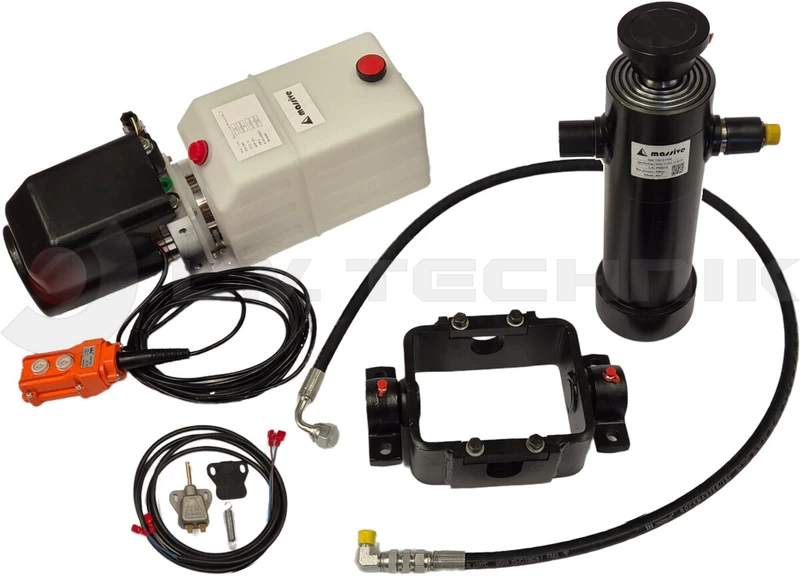 Hydraulic kit 12V/2000W/1240mm plastic