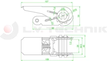 Ratchet 25mm 500kg