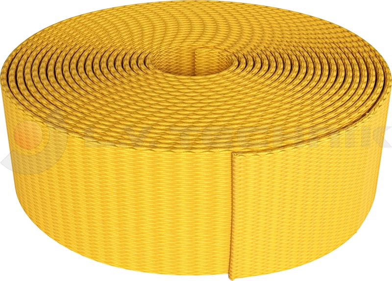 Webbing 75mm 10t yellow