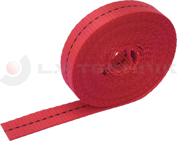 Webbing 25mm 1t red