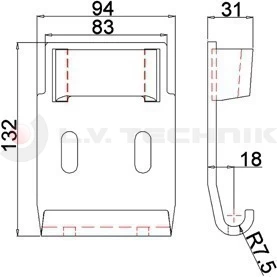 Pillar pocket to weld 1pocket