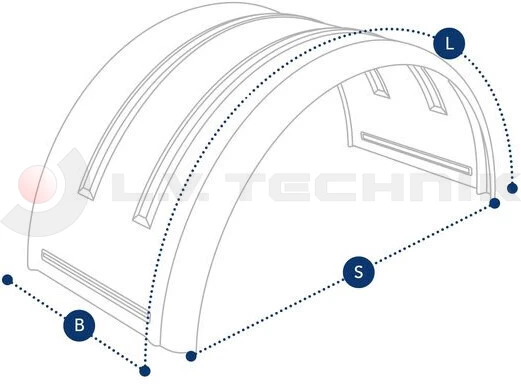 Mudguard 65.1340.20