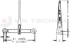 GYA - Racsni 13mm lánchoz LC106kN