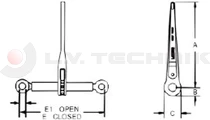 GYA - Racsni 13mm lánchoz LC106kN