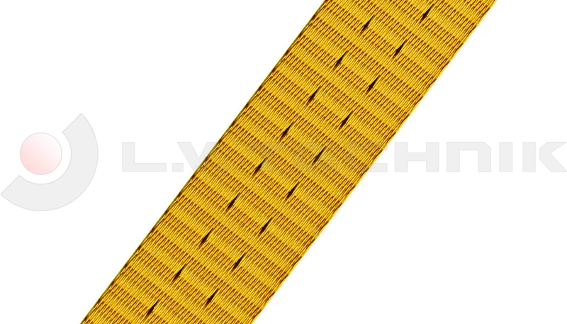 Webbing 35mm BS 30KN yellow