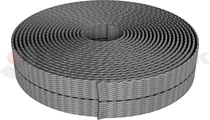 Webbing 25mm 1t gray